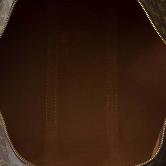 LOUIS VUITTON Customized Keepall 55 strap Travel bag with Orange Crocodile - Picture 6 of 9